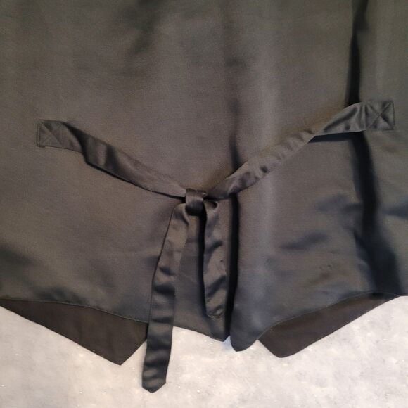 Vintage Fashion Fantasy Vest Sequins Beaded Western Bedazzled Cowgirl Bronco Y2K - Picture 10 of 11